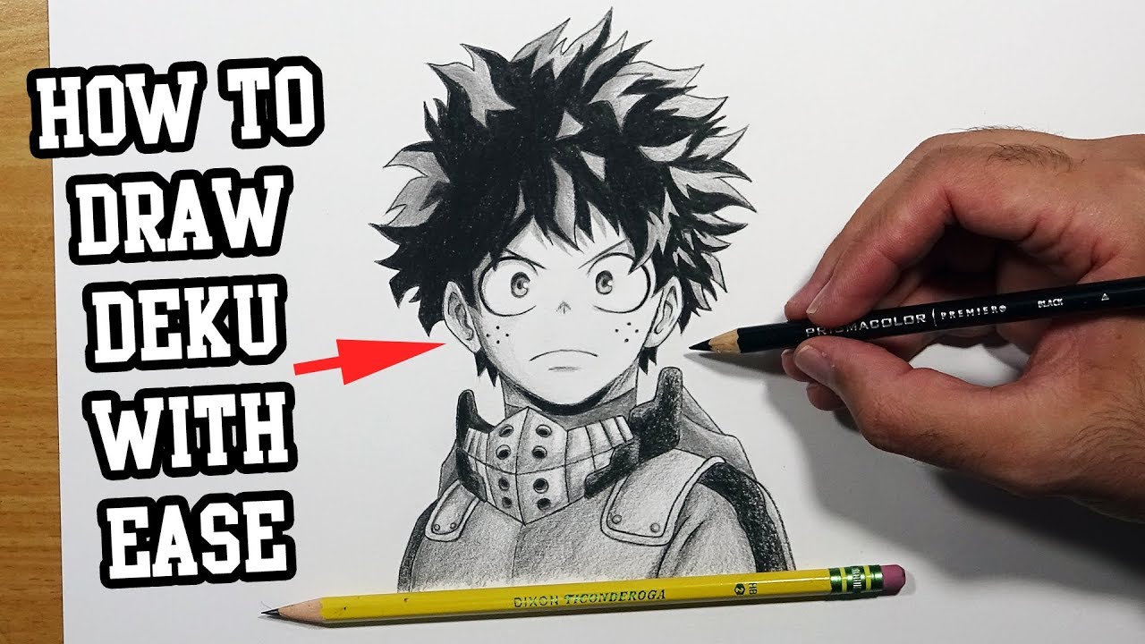 How To Draw Deku For Beginners Midoriya Izuku Step By Step