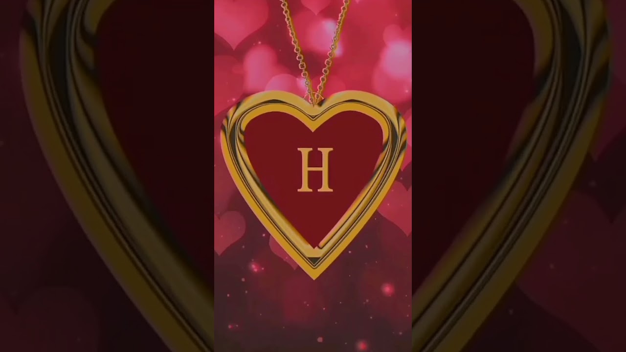 H Love R Letter H Love Wallpaper