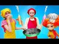 Смешные видео для детей - Кулинарный батл с Леди Баг и куклой Сказочный патруль @GullGirl