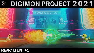 1ST REACTION VIDEO!【EP1: NEW DIGITAL MONSTER BEGINS】 DIGIMON PROJECT 2021