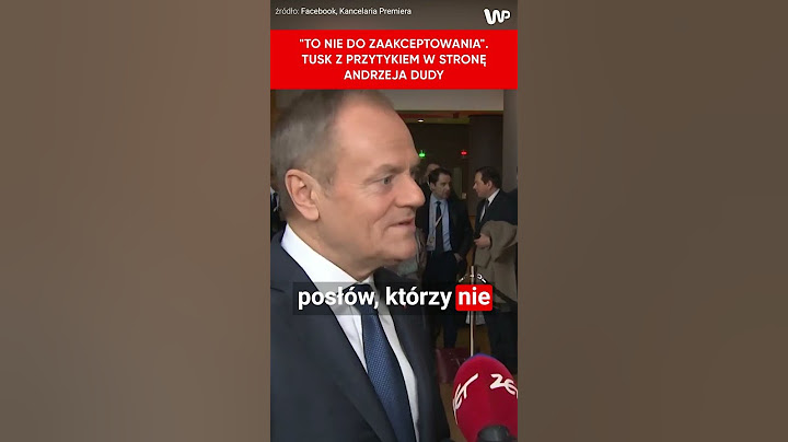 Tusk z przytykiem w stronę Andrzeja Dudy . "To nie do zaakceptowania" #shorts