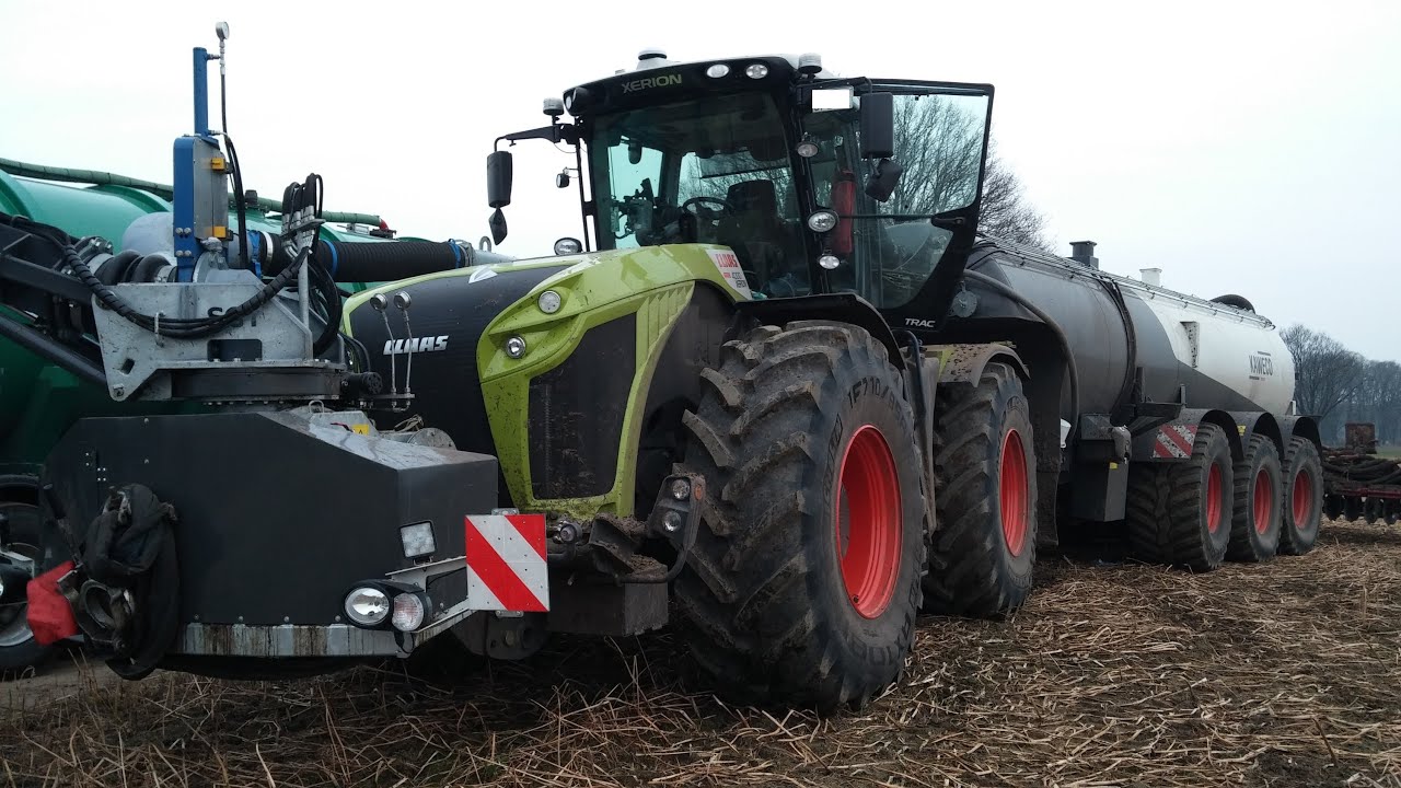 Claas Xerion 4000 & Kaweco Schwanenhals Güllefass | Lohnunternehmen ...