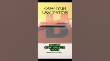 Unbelievable! Watch a Superconductor Hover in Mid-Air! 🌟✨ #superconductivity  #cuttingedgetech