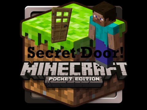 How To Make A Secret Door In Minecraft Pocket Edition Youtube