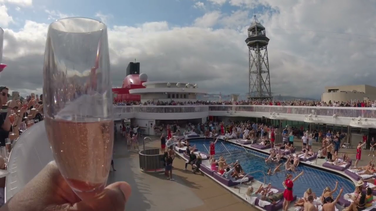 Red Hot Sail Away Party on Virgin Voyages! You’ve Gotta See This!!!