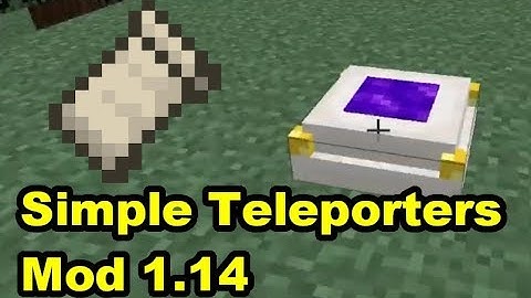 Simple Teleporters Mod for Fabric Minecraft 1.14 Demonstration and Review