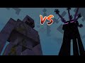 The final rematch? Ultima Iron Golem Titan Vs Ender Colossus - Minecraft Mob Battle