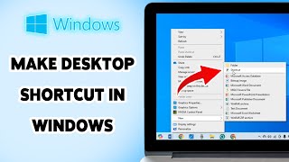 How To Make Desktop Shortcut In Windows 2025 | Create App, File & Website Shortcuts