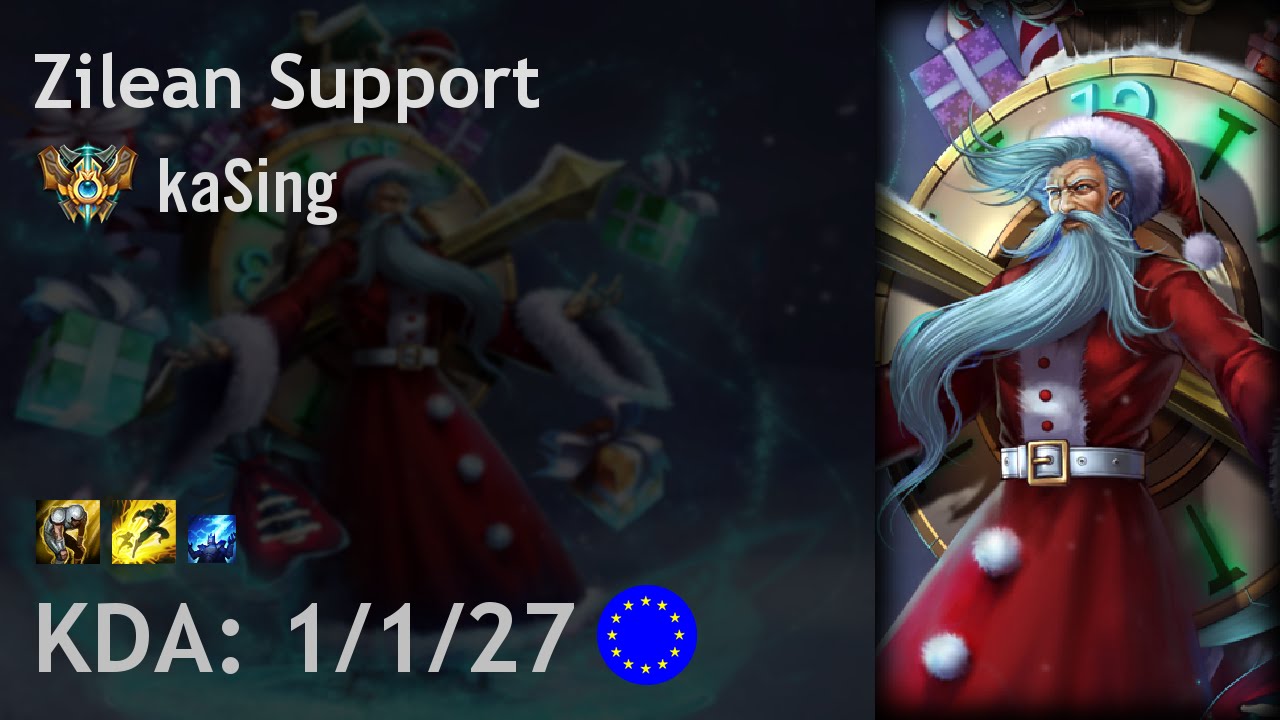 Zilean Support vs Bard - kaSing - EUW Challenger Patch 6.18