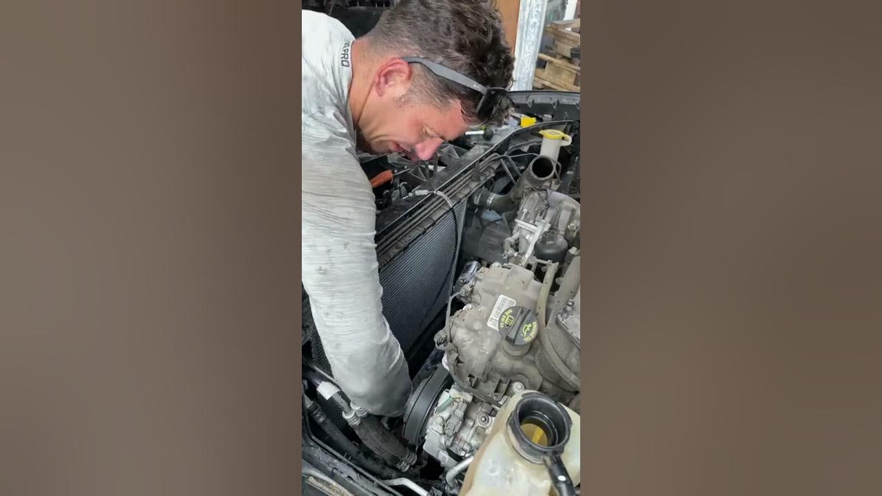 2018 Dodge Challenger (radiator change) - YouTube