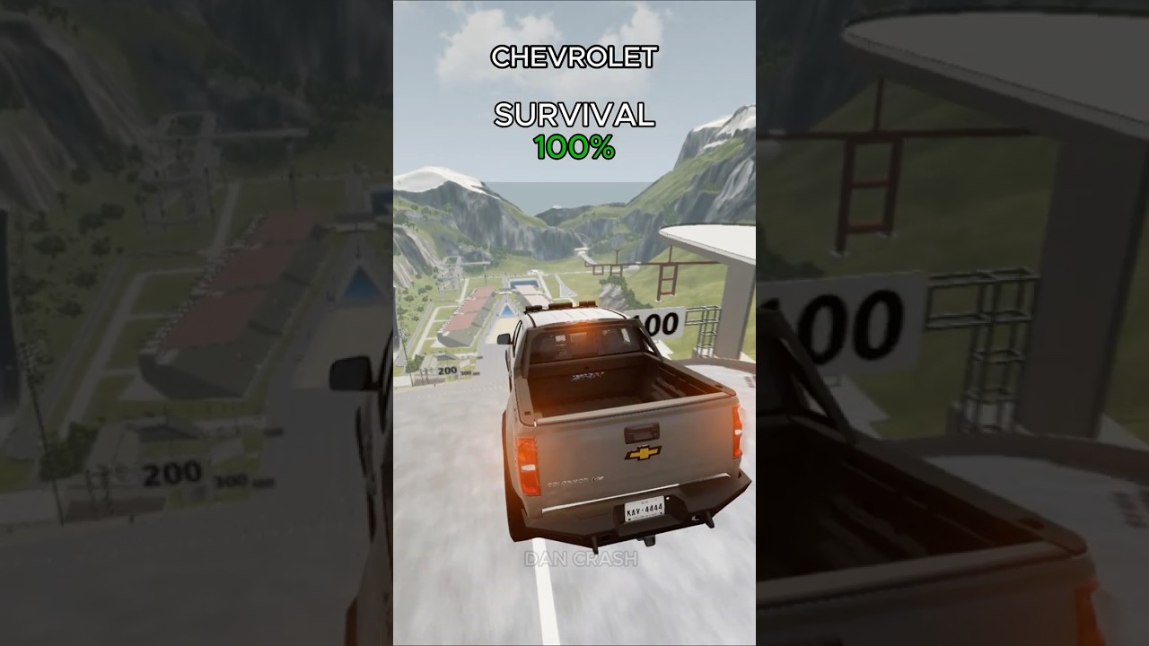 Cars Jump Survival Test #beamngdrive #beamng  #cars  #test #carcrash #speed  #gaming #mods #usa