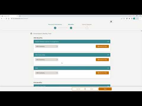 Health Savings Account Employer Portal Walkthrough