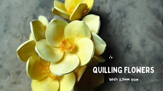 paper quilling | quilling flowers | 1,5mm size | D.I.Y