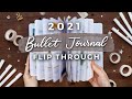 My 2021 Bullet Journal Flip Through | A YEAR IN MY JOURNAL