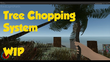 Unity3D Tree chopping system WIP