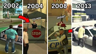 Download lagu Stealing a Cop Car from the Police Station in Every GTA Game. #gta #evolution