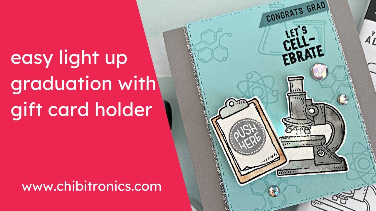 EASIEST Graduation Gift Card Holder that Lights Up!