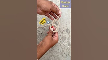 How to tie a bowline knot #shorts #youtubeshorts #knot