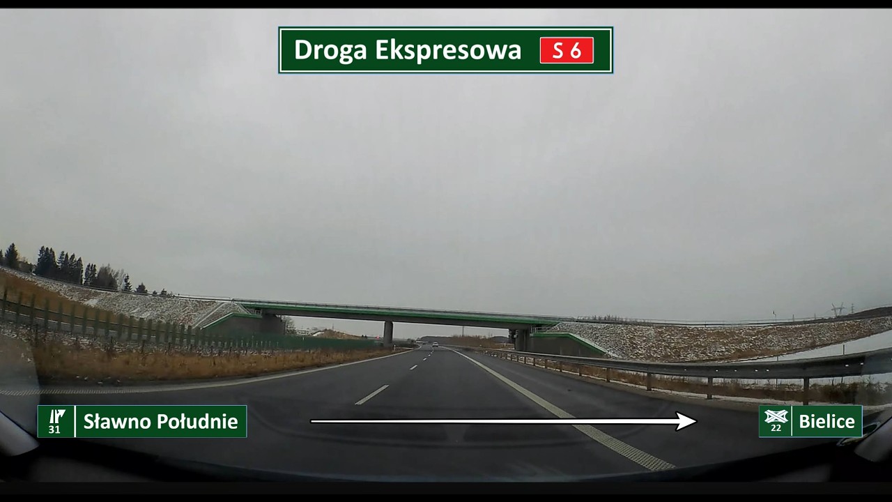 Droga Ekspresowa // Exspressway S6: Sławno (Sławno Południe) - Koszalin (Bielice)