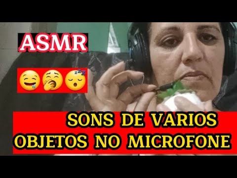 ASMR- Sons de objetos no fone- RELAXEM 😴🥲🥱