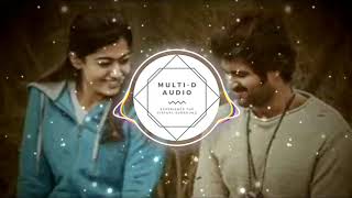 Dear Comrade Songs - Telugu | O Kalala Kathala 8D AUDIO Song | Vijay Deverakonda | Rashmika | Justin Thumb