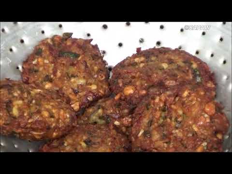 Healthy Village Food Sprouted Gram Masala Vada prepared by my Mom - YouTube