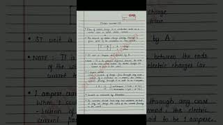 Class 10 S chand physics | Electricity handwritten noteS | CBSE | NCERT | BSEB | PHYSICS |  SCIENCE