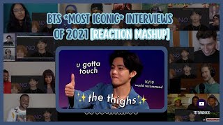 [BTS] *most iconic* interviews of 2021 | Reaction mashup