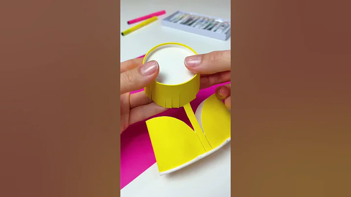 Brighten Your Day with This Paper Cup Sunshine! ☀️