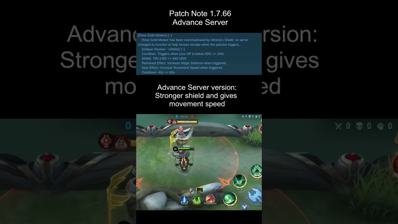 Rose Gold Meteor Adjustment | Patch 1.7.66 MLBB 