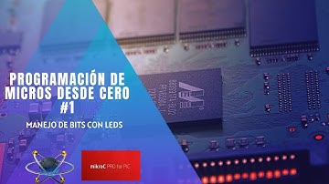 1 📟 Manejo de bits con Leds-programación de PIC