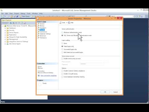 How to Change SQL Server Authentication Modes [HD]