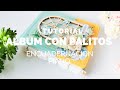 Tutorial Álbum con Palitos -  Encuadernación Piano. Scrap. Kora Projects.