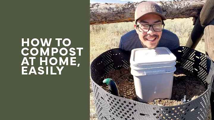 How to compost at home – for beginners, using the BEST compost bins and olla watering system