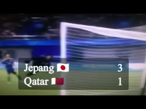 Jepang🇯🇵 vs Qatar🇶🇦 (3-1)/ Sepakbola Asian Games China