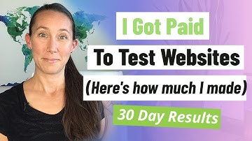 Get Paid to Test Websites  |  30 Day Test (Here