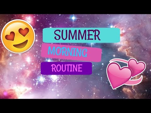 Моята сутрешна рутина през лятото /My morning routine in summer/Mina&quot;s Channel 