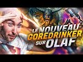 Je teste le nouveau goredrinker sur olaf cest incroyablement mauvais  olaf est un sous champion