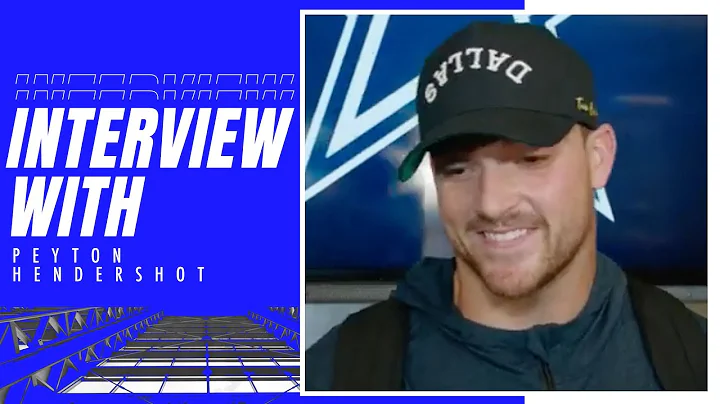 Peyton Hendershot: Locker Room | Dallas Cowboys 2022