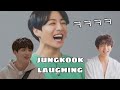 jungkook laughing for your daily dose of serotonin