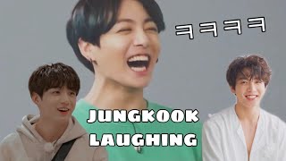 jungkook laughing for your daily dose of serotonin