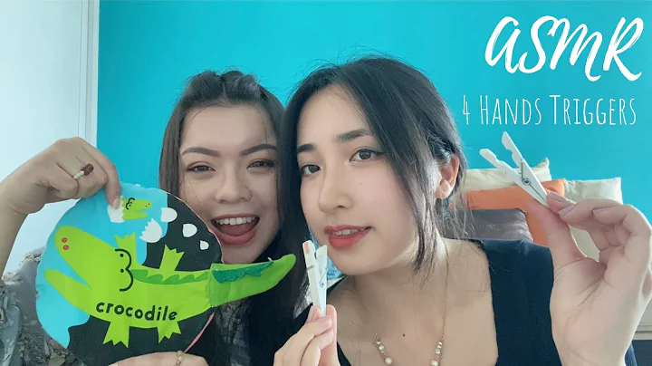 ASMR | 4 Hands Trigger With @Clareee ASMR