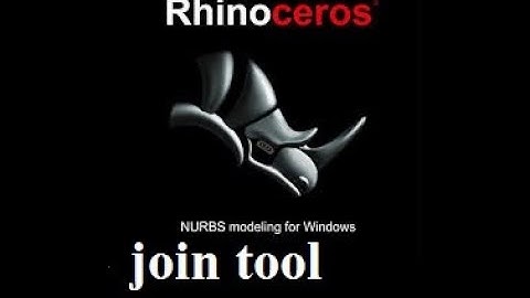 how to use join tool in rhino 4