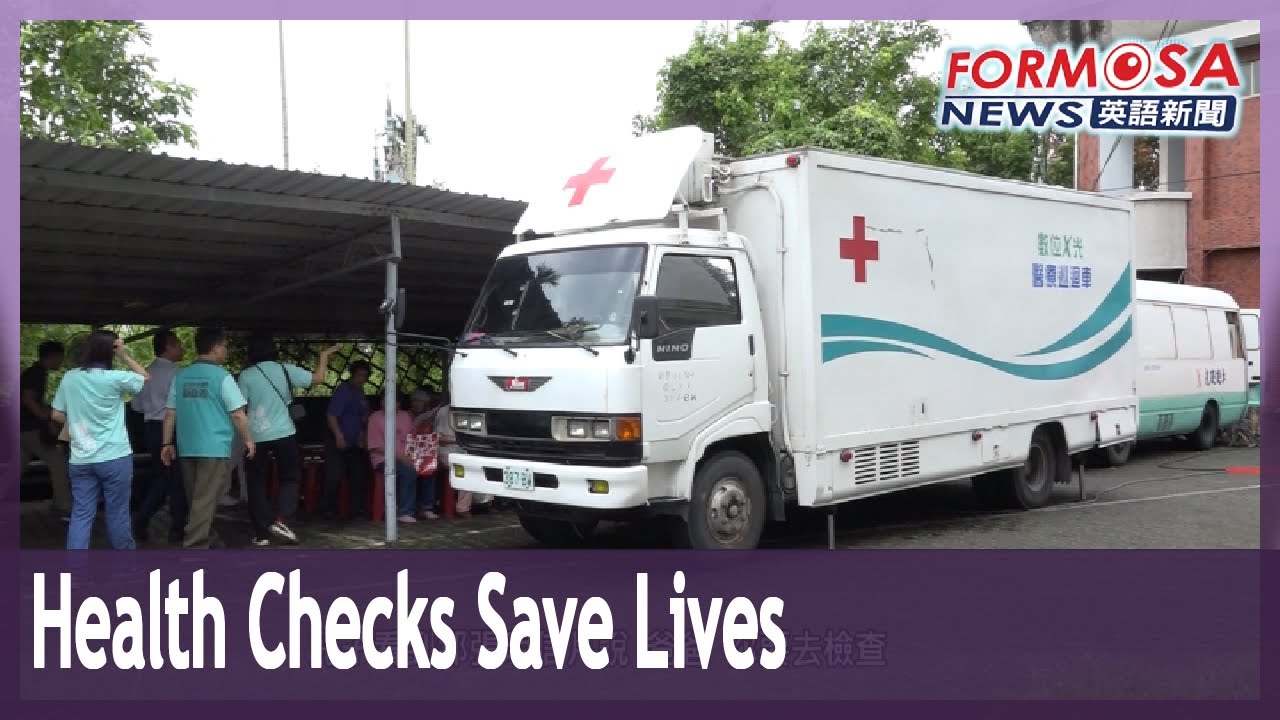 Chiayi mobile health clinic offers screenings to catch health issues early