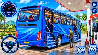 Driving Bus And Take Passengers To Destination, Bus Simulator Android Game Play screenshot 3