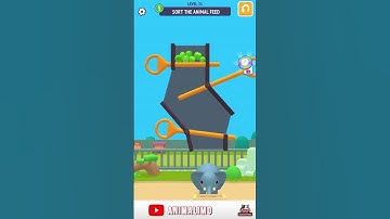 Sort The Lion Food | Zoo Happy Animals Lv. 21 #shorts #animallovers #wildlife