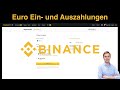 Anleitung Binance Euro Ein- und Auszahlungen (inkl. SEPA)