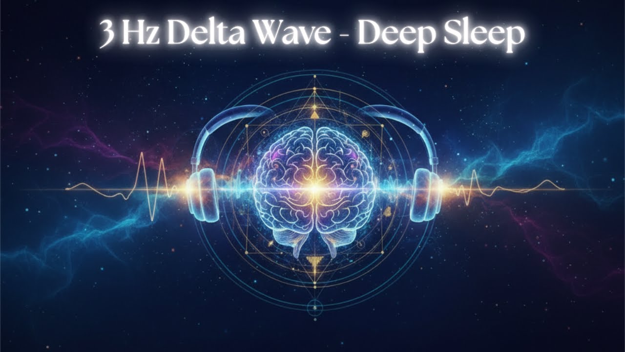 3 Hz Delta Binaural Beats for Deep Sleep | 60 Minutes - YouTube