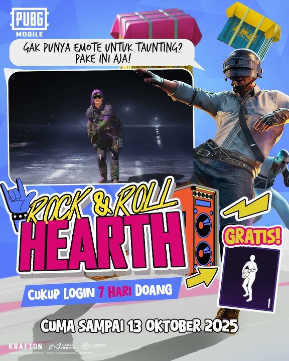 PUBG MOBILE | Emote Gratis Nih!