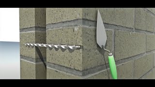 How to Fit Helical Wall Ties into Existing Walls
